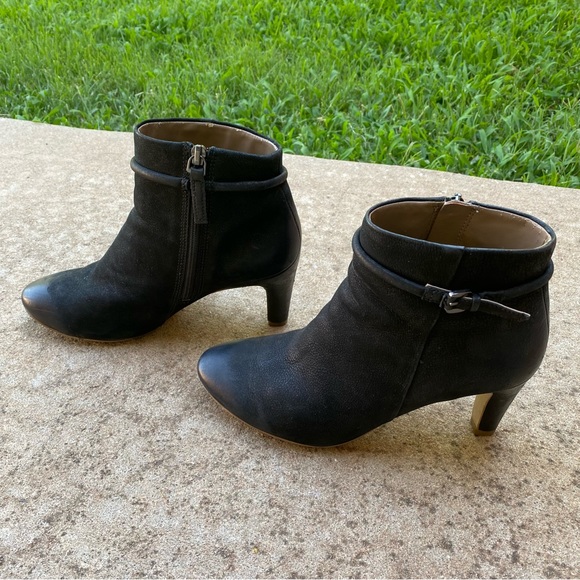 Ecco Black High Heel Booties - Picture 6 of 8